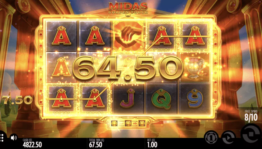 Midas Golden Touch Free Play Бесплатная демо версия слота